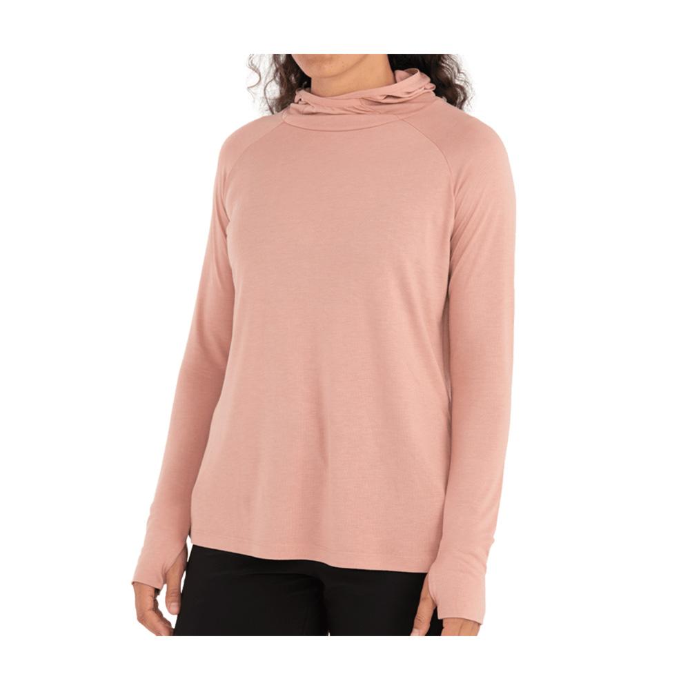 Free Fly Apparel Bamboo Weekender Hoody Women's in Orange Dusk